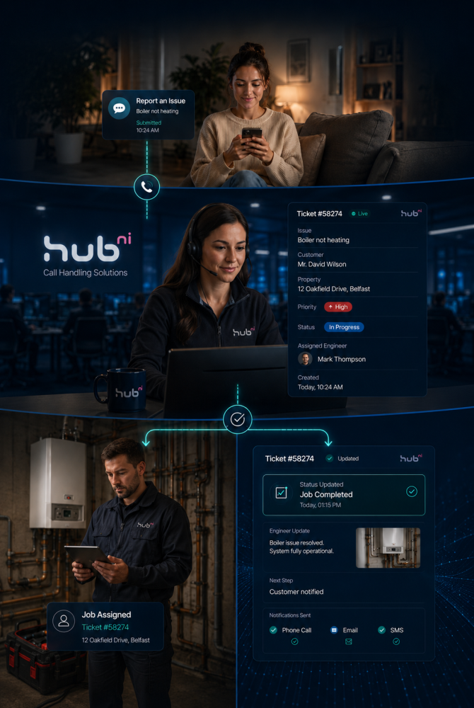 Helpdesk fault logging process resized